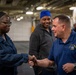 Commander, Military Sealift Command visits USNS Medgar Evers (T-AKE 13)