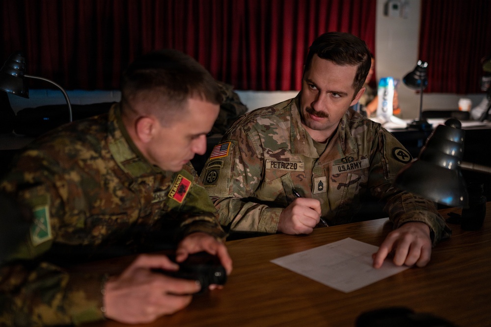 New Jersey Albania Call For Fire training