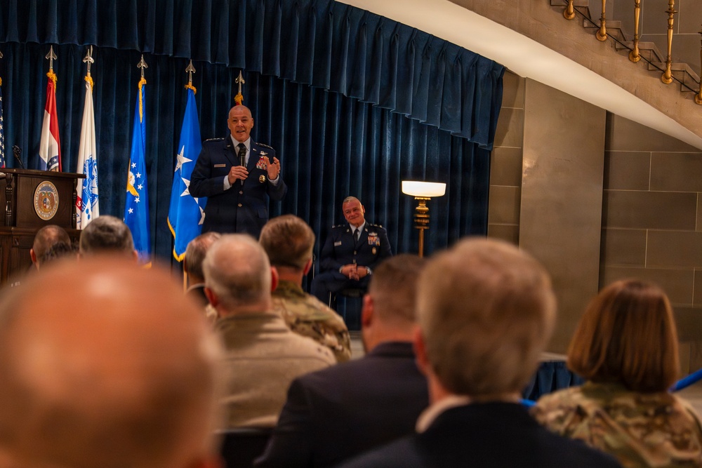 Maj. Gen. Kenneth Eaves retirement ceremony