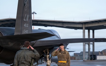 493rd FS and FGS take to the skies during Point Blank 26