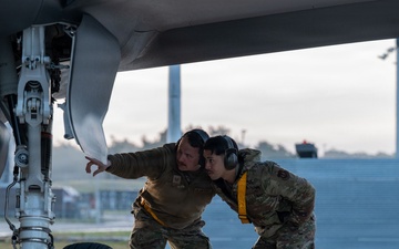 493rd FS and FGS take to the skies during Point Blank 26