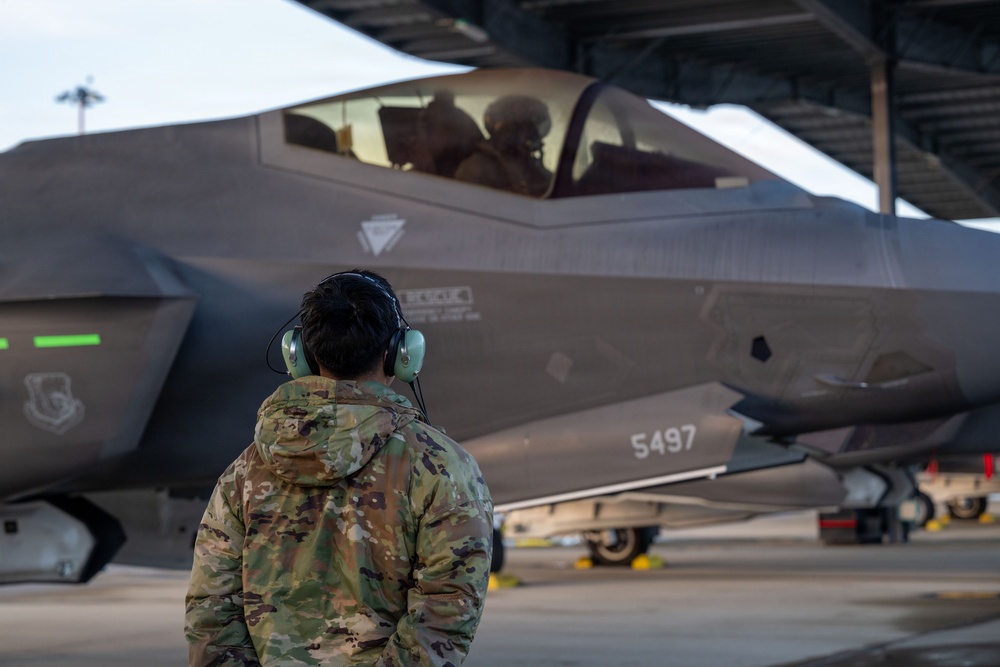 493rd FS and FGS take to the skies during Point Blank 26