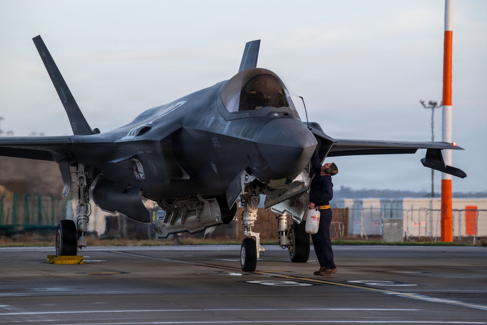 493rd FS and FGS take to the skies during Point Blank 26