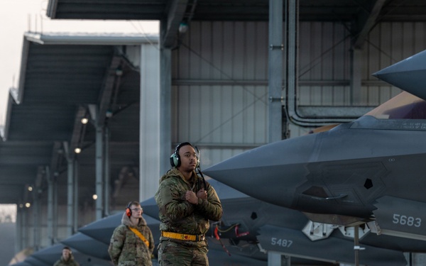 493rd FS and FGS take to the skies during Point Blank 26