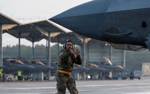 493rd FS and FGS take to the skies during Point Blank 26