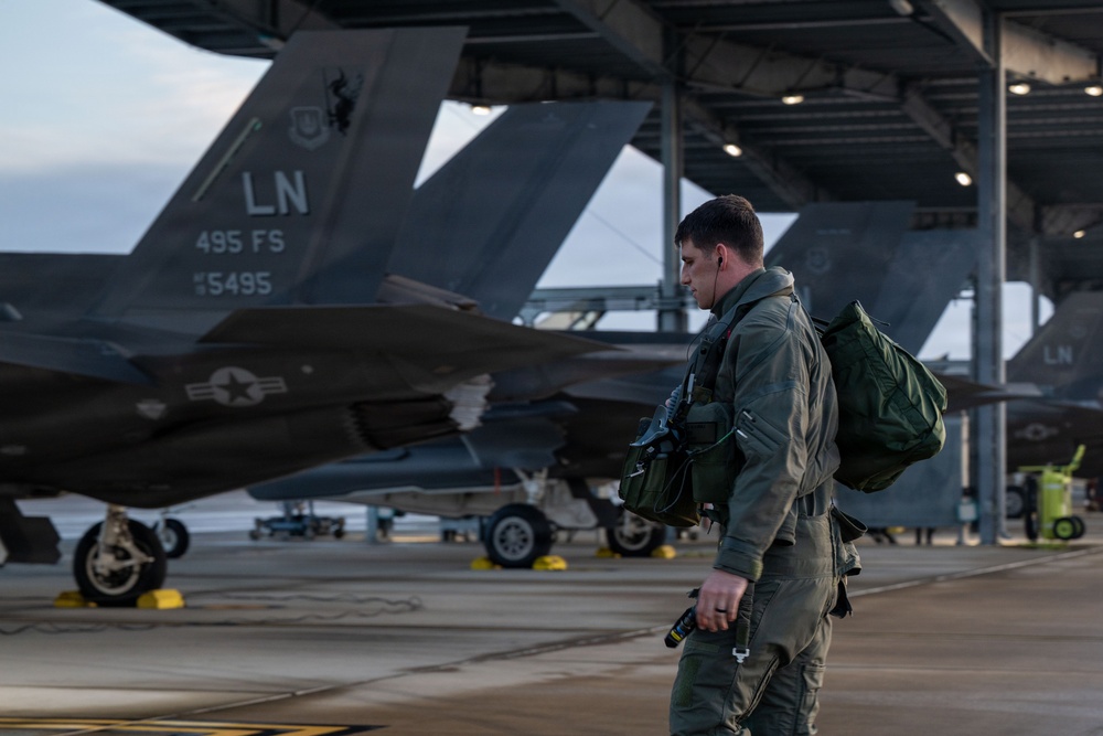 493rd FS and FGS take to the skies during Point Blank 26