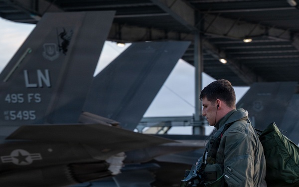 493rd FS and FGS take to the skies during Point Blank 26