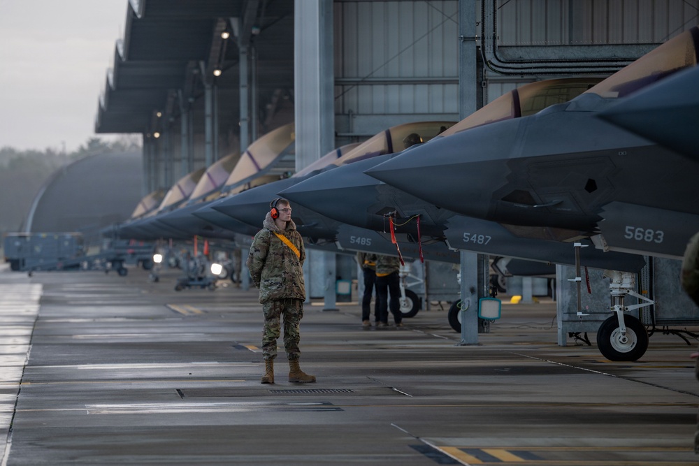 493rd FS and FGS take to the skies during Point Blank 26