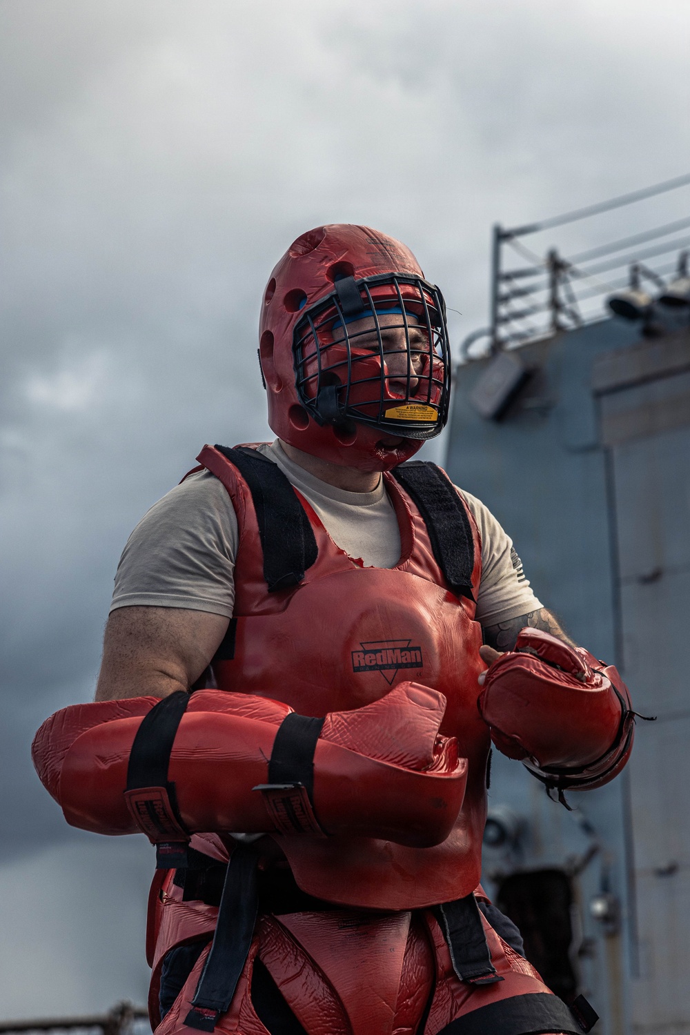 USS Bainbridge Conducts Security Reaction Force-Bravo Training