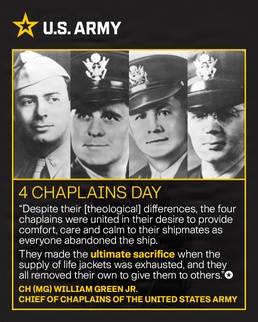 Four Chaplain's Day - 2026