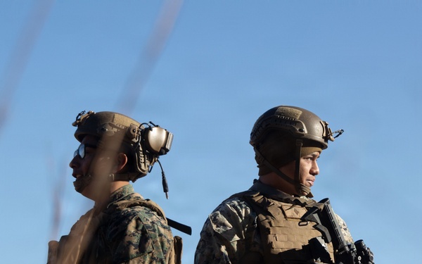 U.S. Marines with 1st Bn., 11th Marines during Operation Lethal Eagle 26.2