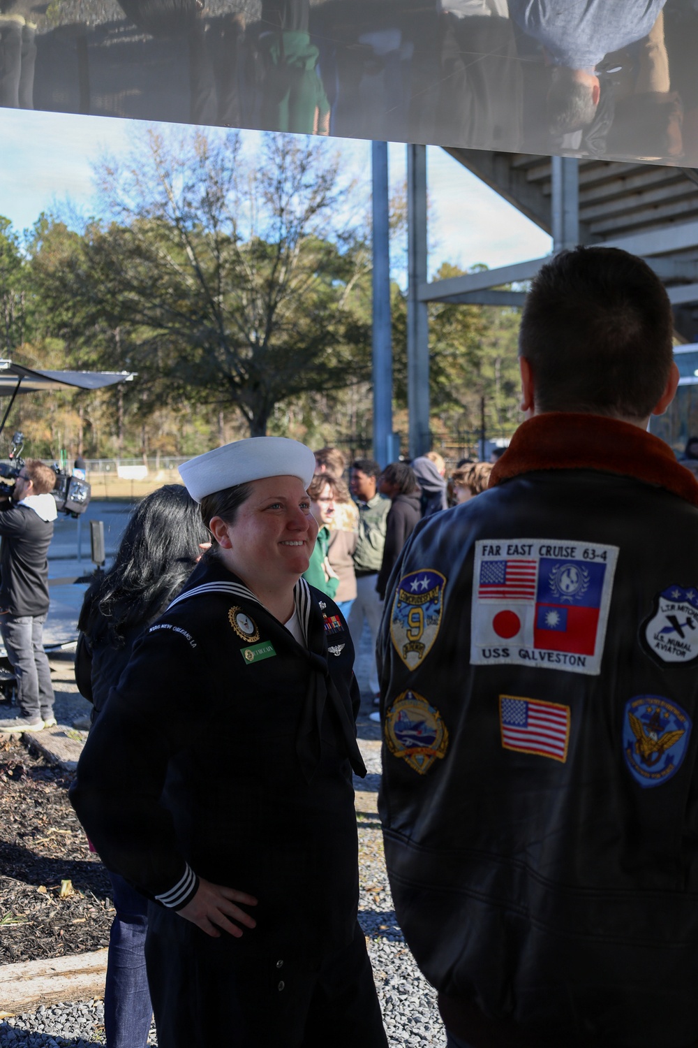 Students of Covington High School Interact With The Strike Group Experience