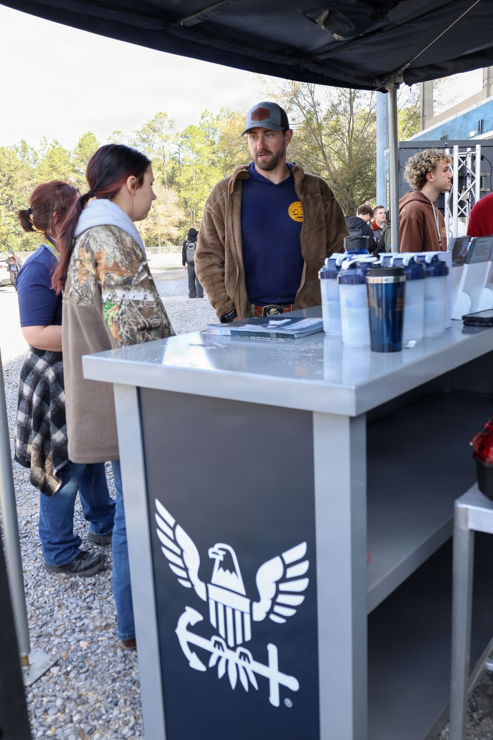 Students of Covington High School Interact With The Strike Group Experience