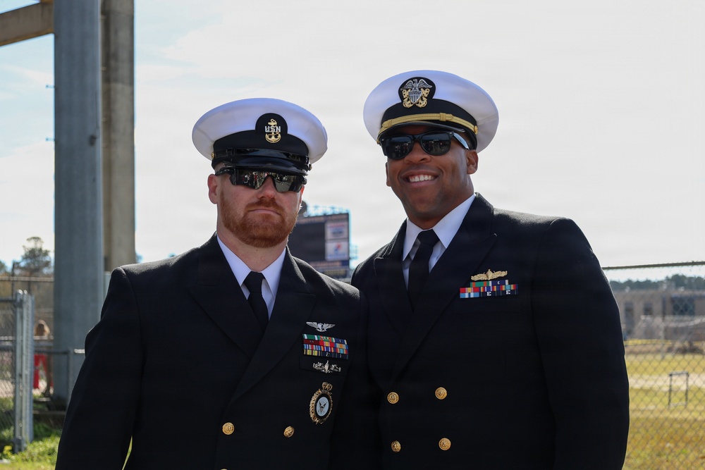 Students of Covington High School Interact With The Strike Group Experience