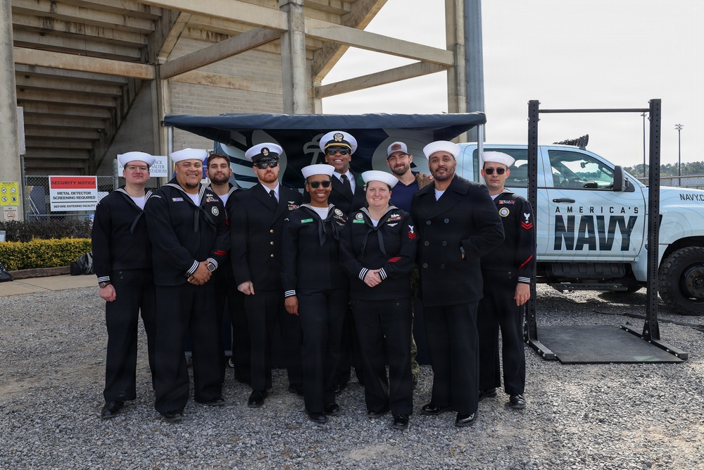 Students of Covington High School Interact With The Strike Group Experience