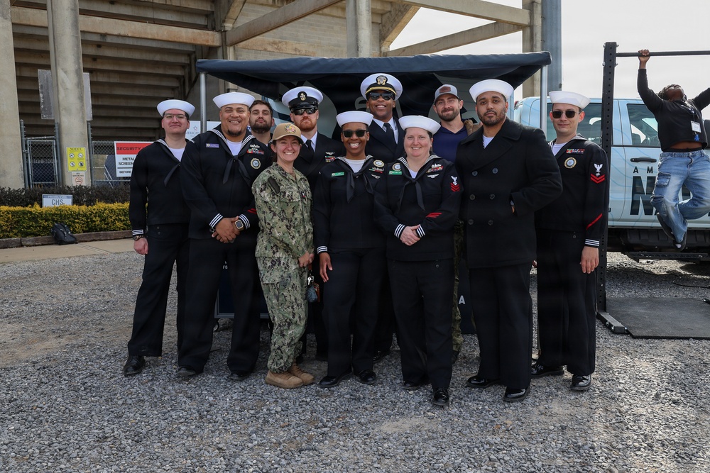 Students of Covington High School Interact With The Strike Group Experience