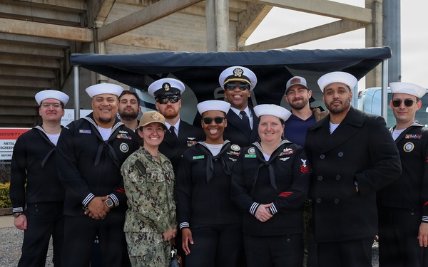 Students of Covington High School Interact With The Strike Group Experience