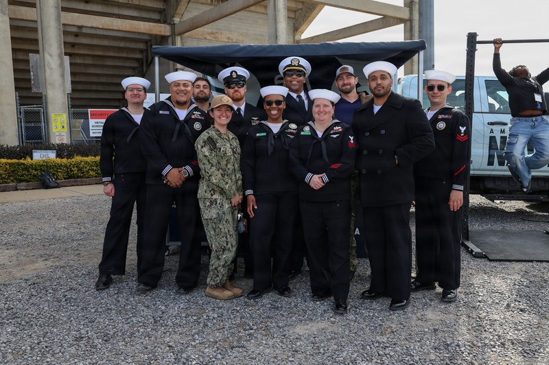 Students of Covington High School Interact With The Strike Group Experience