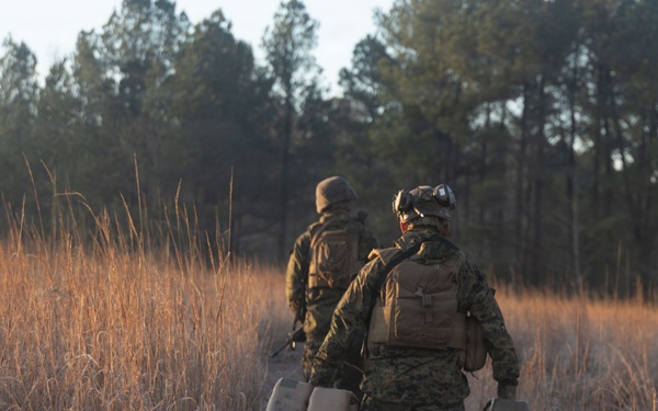 U.S. Marines with 1st Bn., 11th Marines prepare for Operation Lethal Eagle 26.2