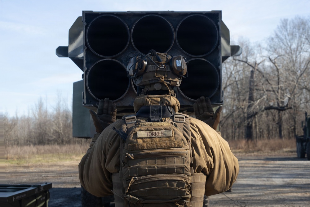 U.S. Marines with 1st Bn., 11th Marines prepare for Operation Lethal Eagle 26.2