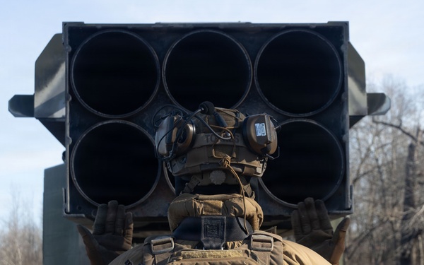 U.S. Marines with 1st Bn., 11th Marines prepare for Operation Lethal Eagle 26.2