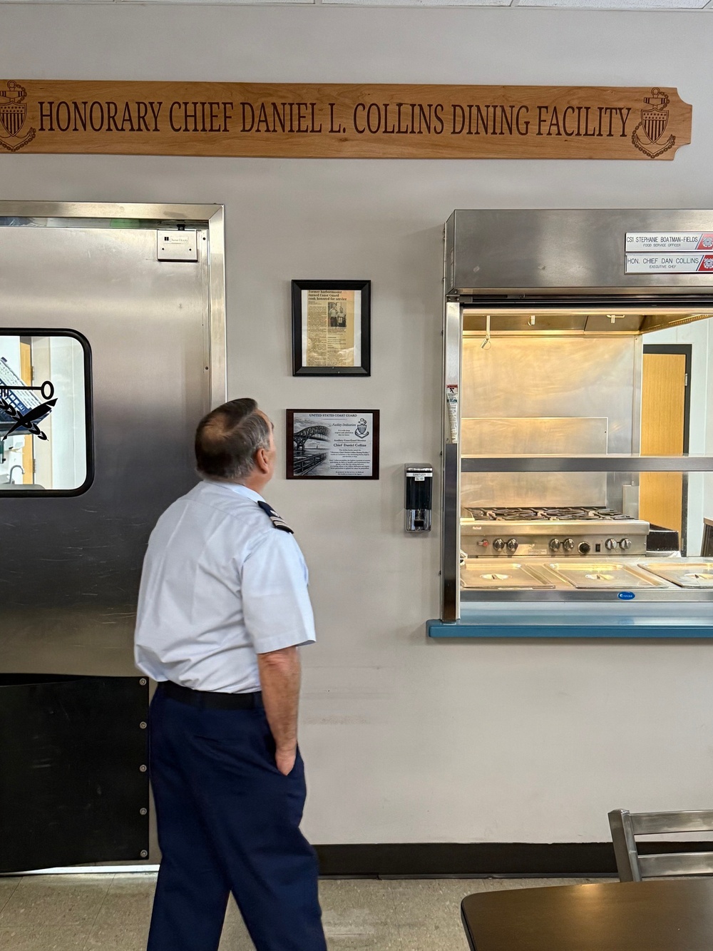 Coast Guard holds galley dedication ceremony