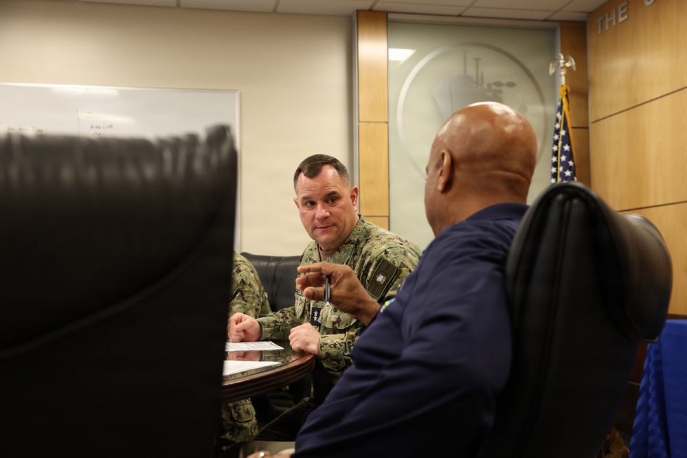 Commander, Military Sealift Command visits MSC Logistics leadership