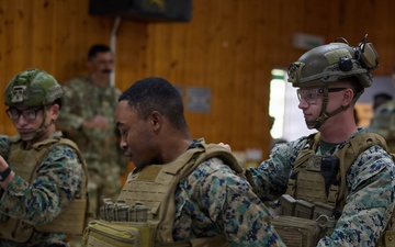 U.S. Marines with FAST Company Europe and Cyprus National Guard conduct use of force training