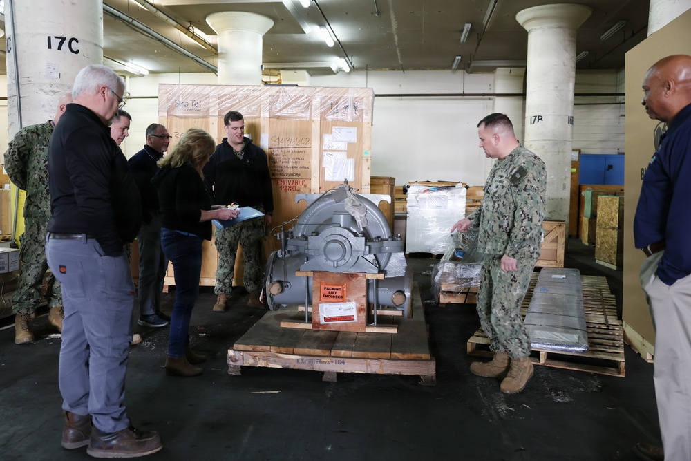 Commander, Military Sealift Command visits MSC Logistics leadership