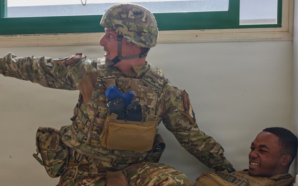 U.S. Marines with FAST Company Europe and Cyprus National Guard conduct use of force training