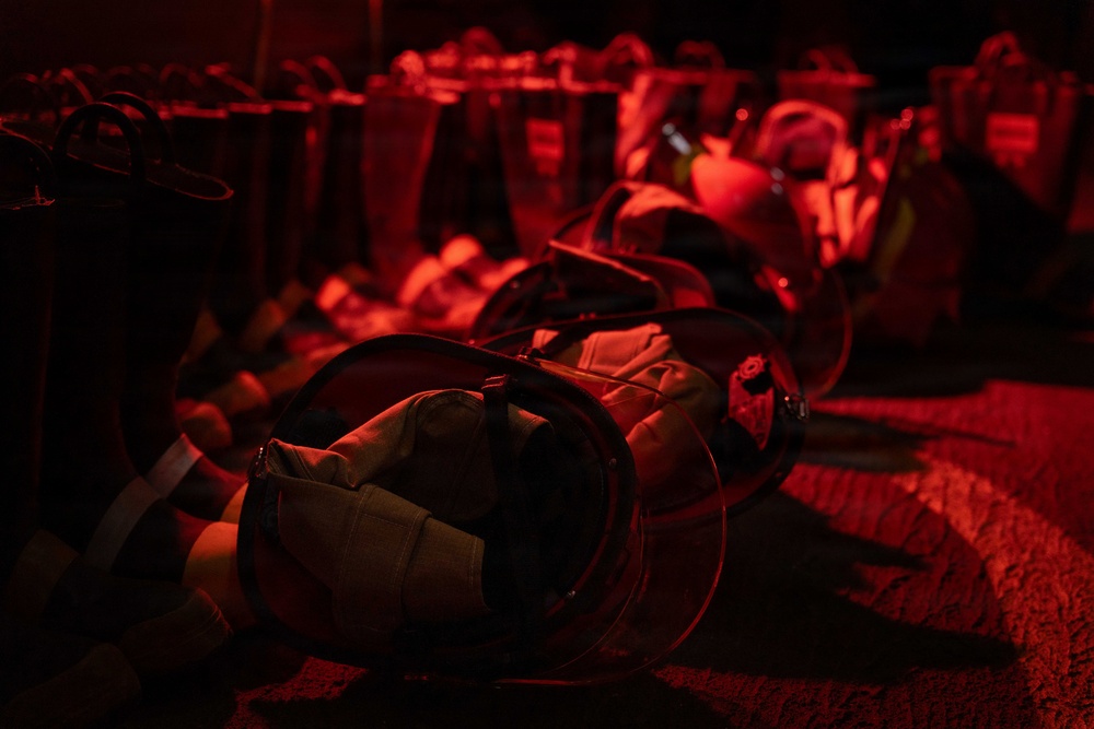 IKE conducts general quarters drill