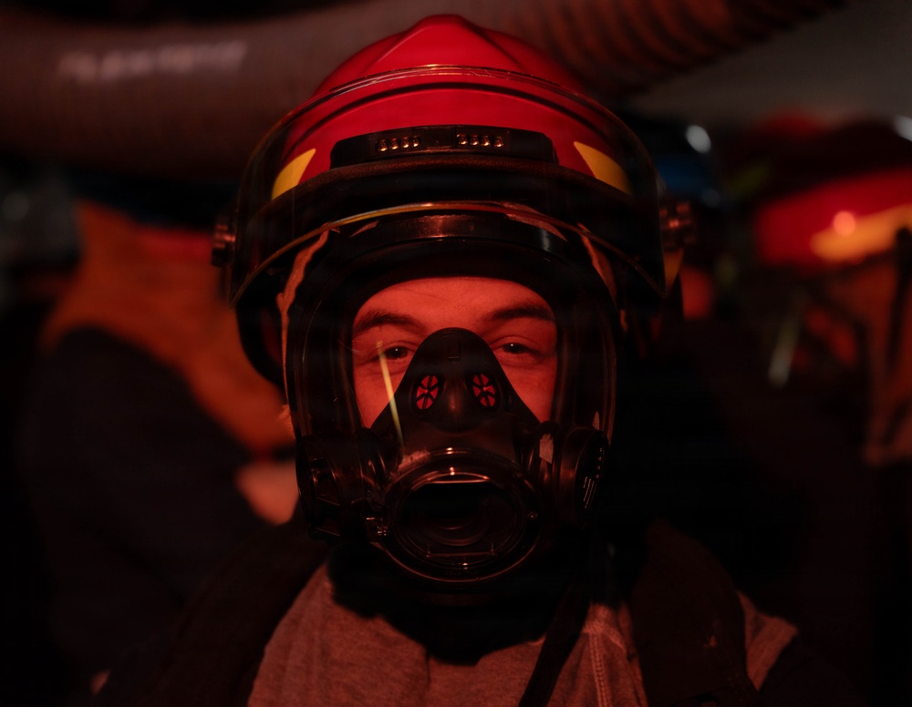 IKE conducts general quarters drill