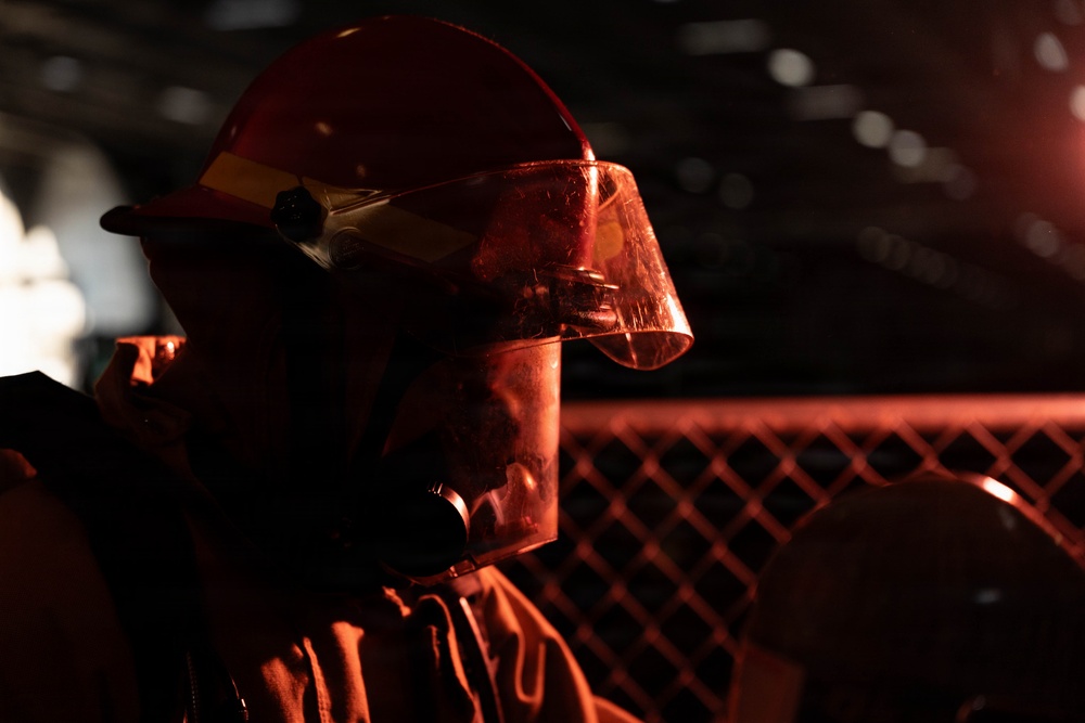 IKE conducts general quarters drill