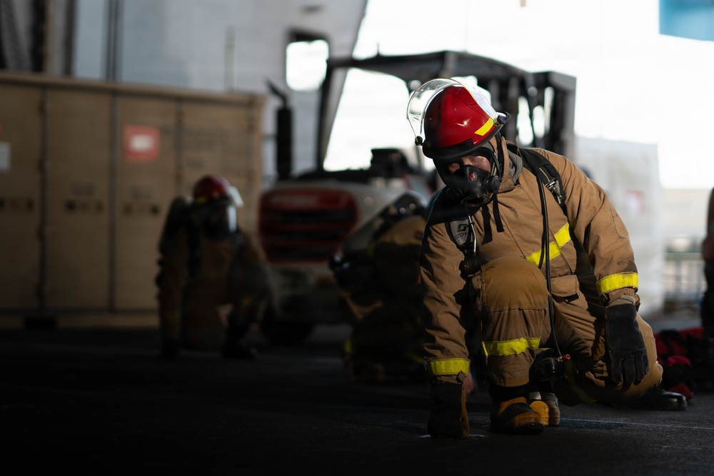 IKE conducts general quarters drill