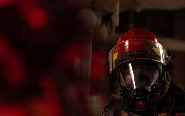 IKE conducts general quarters drill