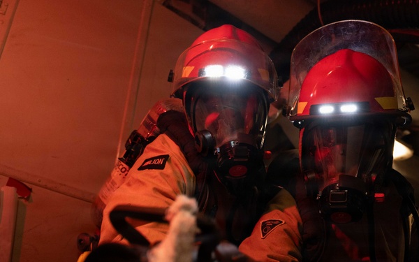 IKE conducts general quarters drill