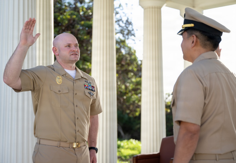 MA1 Matthew C. Jackson’s Commissioning Ceremony to Ensign