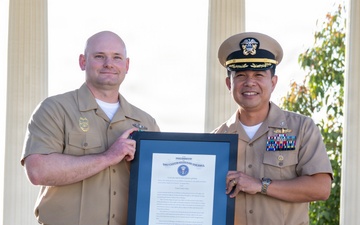 MA1 Matthew C. Jackson’s Commissioning Ceremony to Ensign