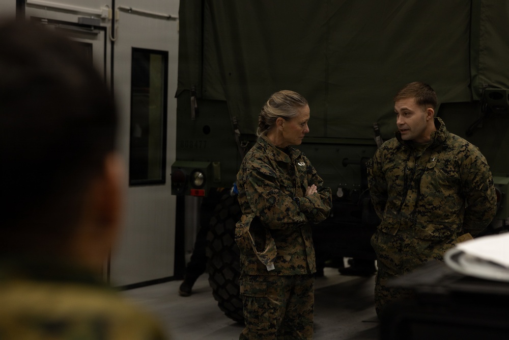 CORE26 | 2nd MLG Commanding General Visits Marines deployed in Norway