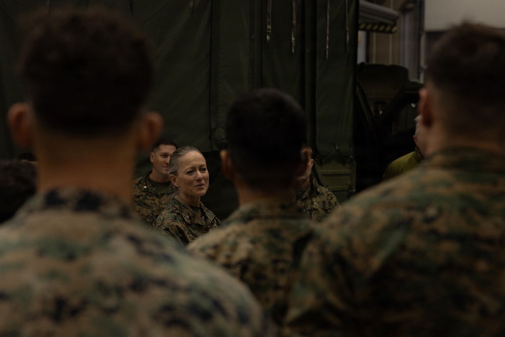 CORE26 | 2nd MLG Commanding General Visits Marines deployed in Norway