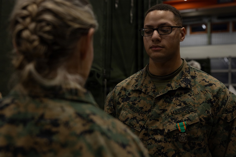 CORE26 | 2nd MLG Commanding General Visits Marines deployed in Norway
