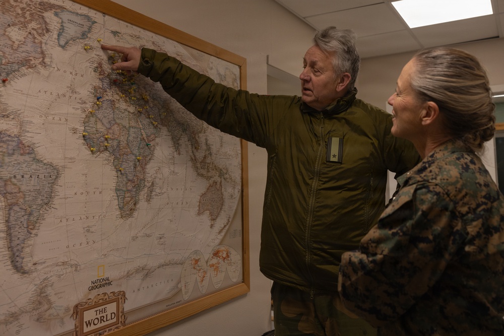 CORE26 | 2nd MLG Commanding General Visits Marines deployed in Norway