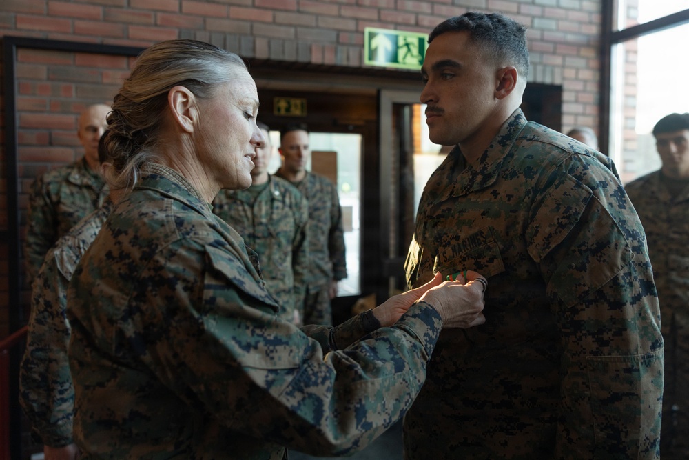 CORE26 | 2nd MLG Commanding General Visits Marines deployed in Norway
