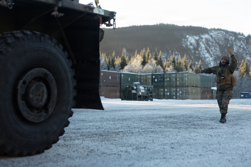 CORE26 | U.S. Marines Transport Equipment in Norway for Exercise Cold Response 26