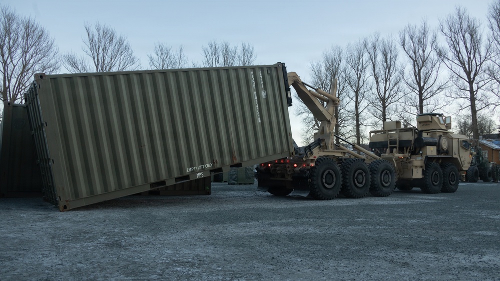 CORE26 | U.S. Marines Transport Equipment in Norway for Exercise Cold Response 26