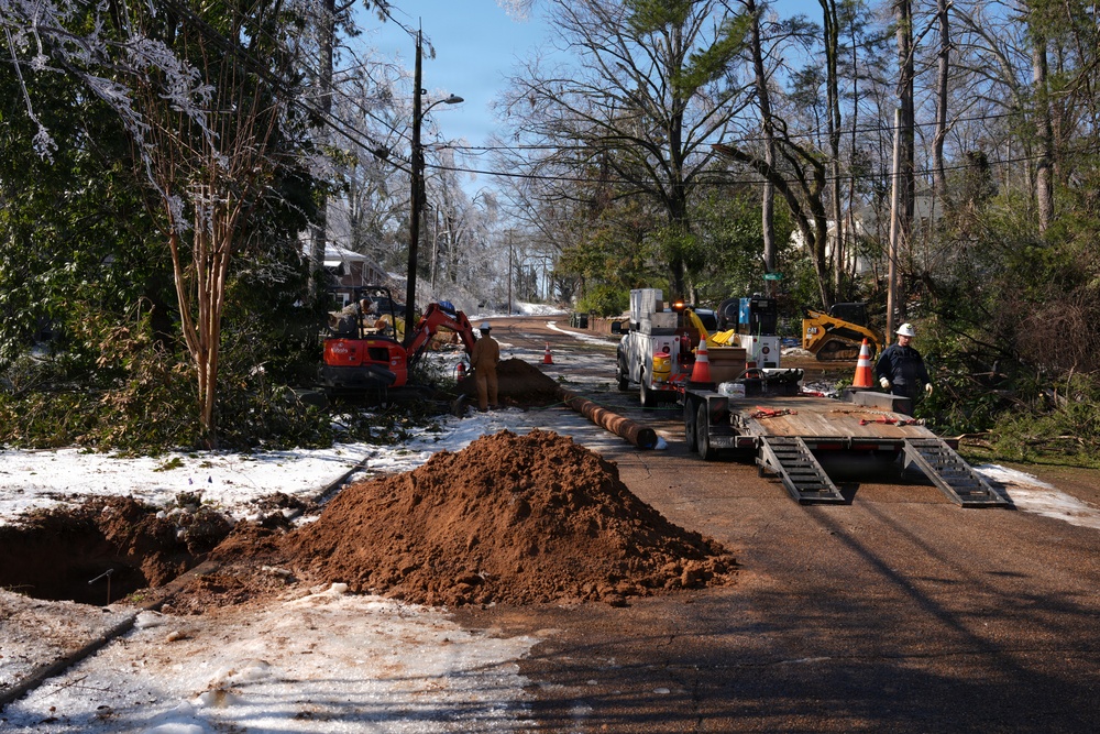 Ice Storm Causes Power and Gas Outages in Mississippi