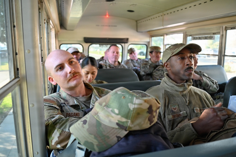 Winter Atlas Training Exercise Bus Ride