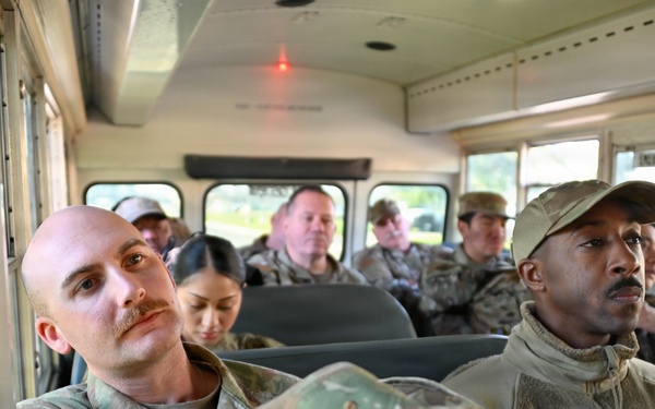 Winter Atlas Training Exercise Bus Ride