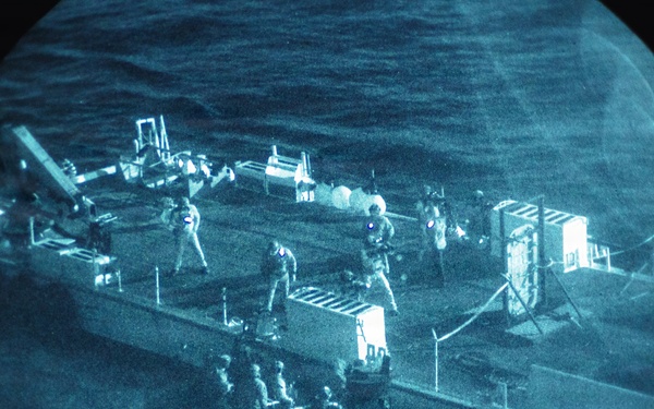 11th MEU Marines, Sailors Conduct Night VBSS Exercise