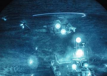 11th MEU Marines, Sailors Conduct Night VBSS Exercise